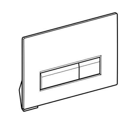 Смывная клавиша Geberit Sigma40, двойной смыв: черный RAL 9005, матированный алюминий 242.601.KR.1