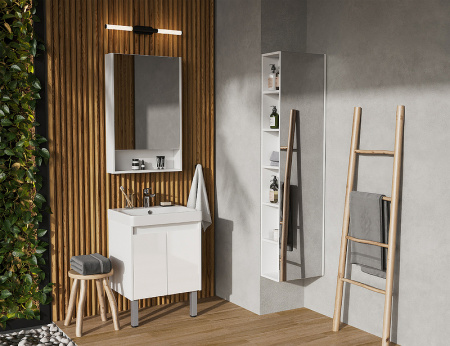 Тумба под раковину Aquaton Сканди Doors 55 1A278801SD010 белый