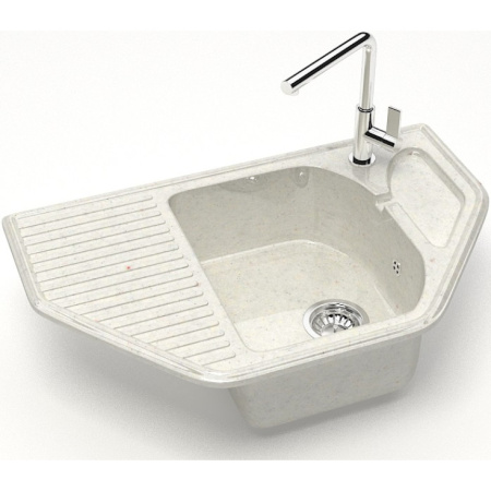 Кухонная мойка Marrbaxx Рики Z22 Z022Q007 хлопок белый