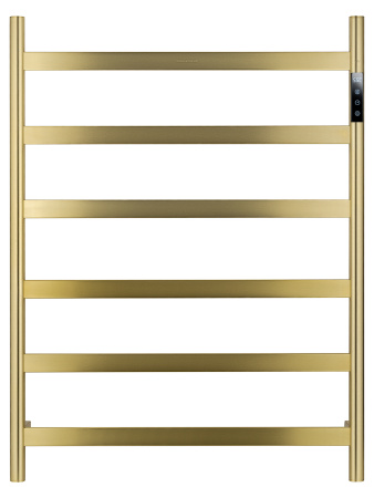 Полотенцесушитель электрический WONZON & WOGHAND ESSEN, брашированное золото WW-A405-BG