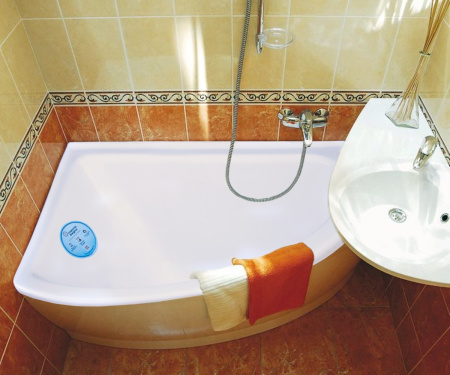 Ванна из литьевого мрамора Marmo Bagno Альба (170x110) правый угол MB-BL170-110