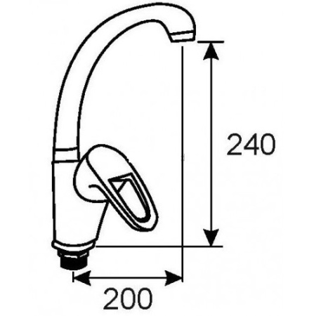Смеситель для кухни Hansen H59024