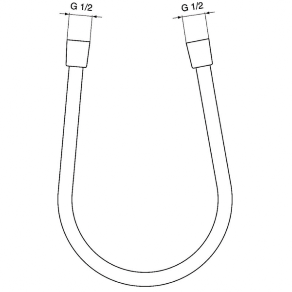 Пластиковый шланг Ideal Standard A4109A5 Пластиковый шланг Ideal Standard A4109A5