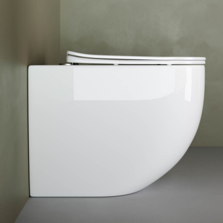 Напольный приставной унитаз Ceramica Nova Mia Rimless CN1810