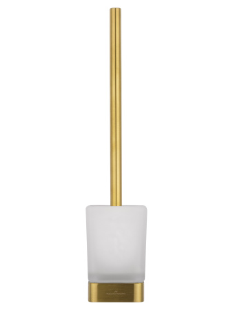 Туалетный ершик в комплекте WONZON & WOGHAND LOTTE, брашированное золото WW-8329-BG