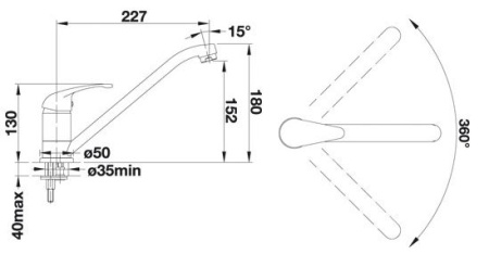 Комплект Blanco LEGRA 6 S Compact + DARAS 521305D2
