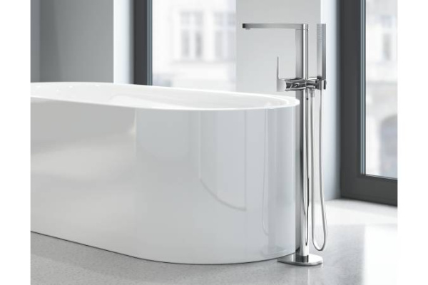 Смеситель однорычажный для ванны GROHE Plus 23846 DC3 (23846DC3) суперсталь