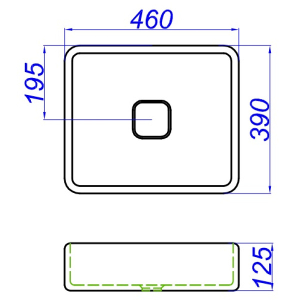Раковина Aqwella Джой 641945,белая