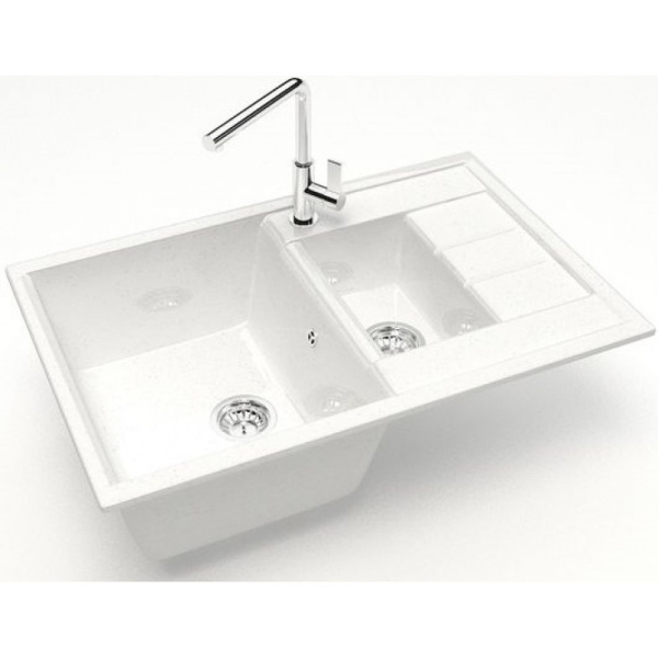 Кухонная мойка Marrbaxx Блонди Z210 Z210Q001 белый
