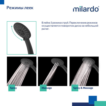 Смеситель для ванны и душа (RORBL00M10)