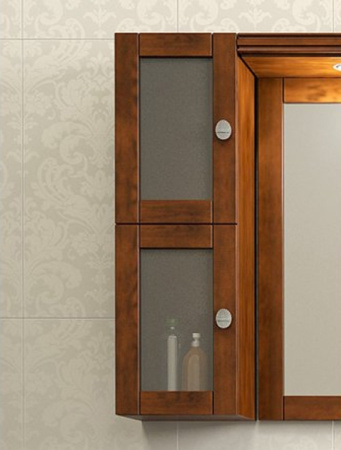 Шкафчик Opadiris Мираж подвесной, цвет светлый орех, универсальный 00-00000064