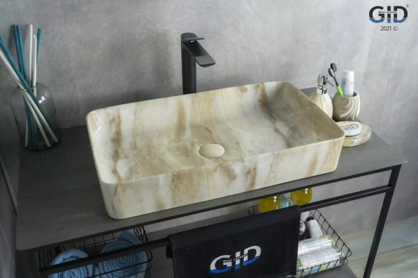 Раковина накладная (60х34) Gid Mnc596