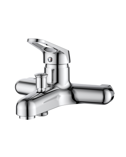 Смеситель для ванны однорычажный полимерный OneLife P11-100cr хром