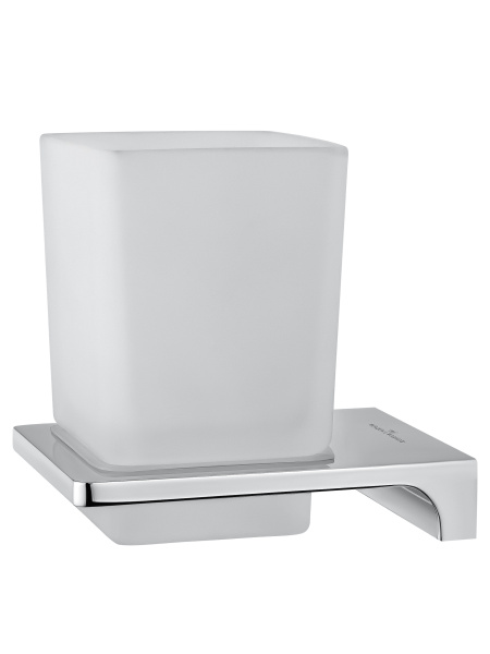 Стакан для зубных щеток с держателем WONZON & WOGHAND ECLIPSE, хром WW-9121-CR