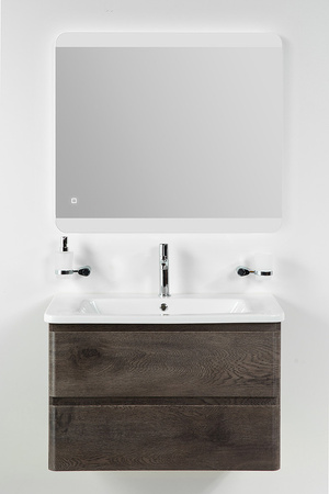 База под раковину BelBagno ALBANO-CER-800-2C-SO-RNG подвесная Robere Nature Grigio