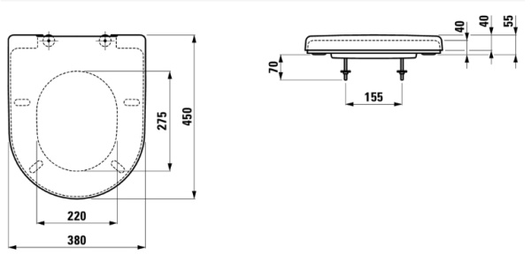 Сиденье для унитаза Laufen Pro 8.9195.0.300.003.1