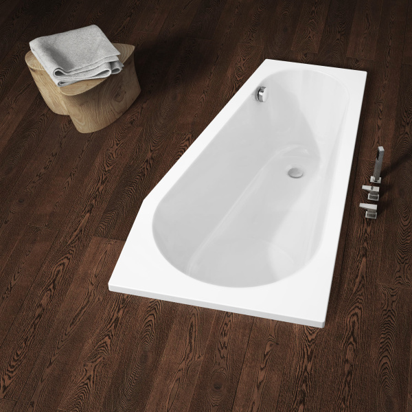 Ванна акриловая Riho Delta Plug & Play (160х80) B069007005 левая