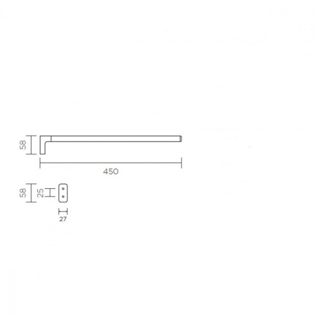 Полотенцедержатель Keuco Collection Moll 12720010000
