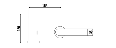 Смеситель для раковины сенсорный Savol GY8887H