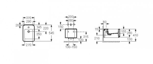 Биде подвесное Roca Element 357575000
