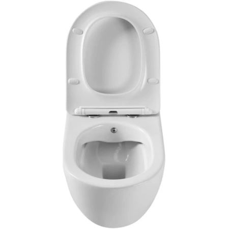 Унитаз подвесной безободковый с функцией бидк CEZARES Comfort CZR-191-TH/BS