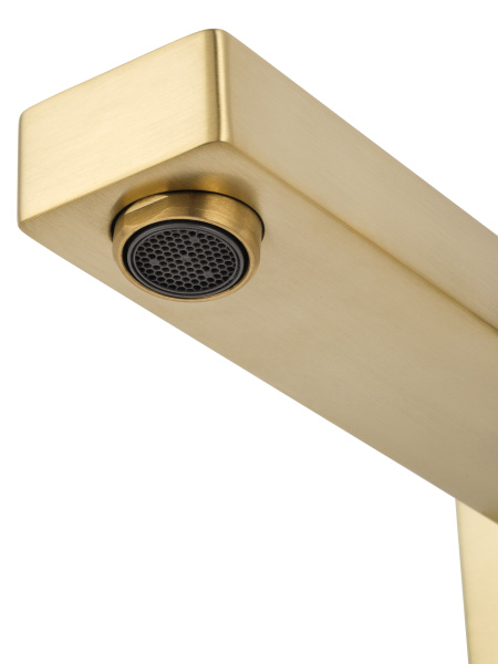 Смеситель для раковины встраиваемый WONZON & WOGHAND FRAME, брашированное золото WW-88869010- BG