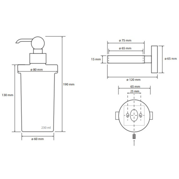 Дозатор для жидкого мыла Bemeta Retro 144309012
