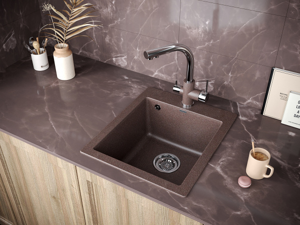 Смеситель для кухни с подключением к фильтру  Paulmark Essen Es213011-COCR