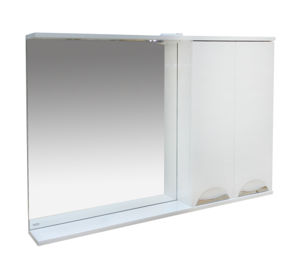 Зеркало-шкаф (120х80) Misty Куба 120 правый П-Куб-01120-011П