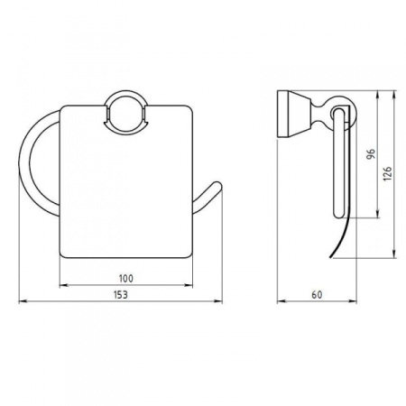 Держатель туалетной бумаги Novaservis Metalia 6338.0