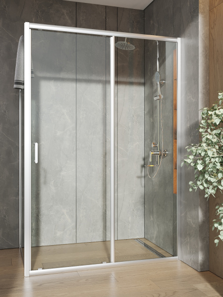 Душевой уголок без поддона (130х78,5) Orange E23-13080TCR хром