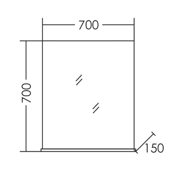 Зеркало (70х70)  СаНта СИТИ 70 700311