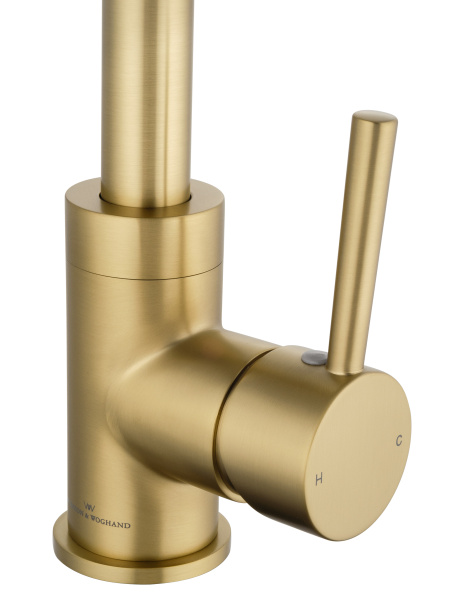 Смеситель для кухни WONZON & WOGHAND, брашированное золото WW-A21102-BG Смеситель для кухни WONZON & WOGHAND, брашированное золото WW-A21102-BG