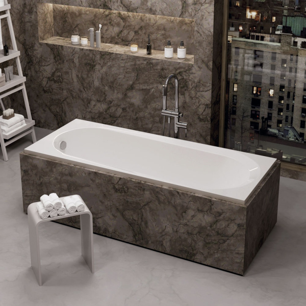 Акриловая ванна прямоугольная (170х70) Alba Spa BALINE ВПР0030000100