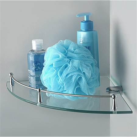 Полка стеклянная угловая WasserKRAFT
