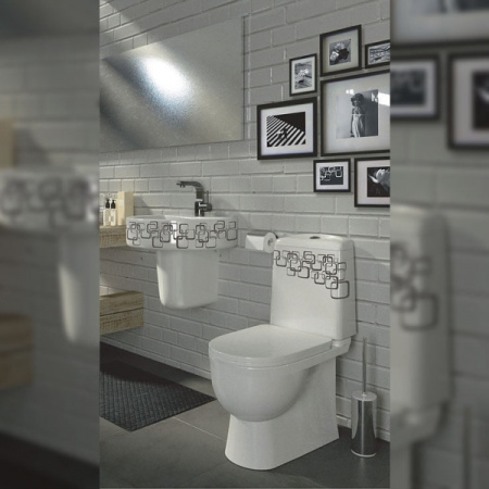 Унитаз-компакт Sanita Luxe Best Bubbles BSTSLCC12040522