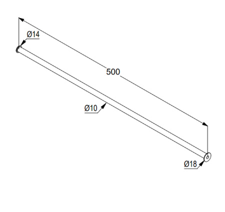 Медная труба Kludi 1620305-00
