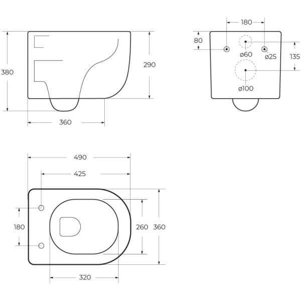 Унитаз подвесной BelBagno Soft BB084CH-TOR/SC безободковый, торнадо, с сиденьем микролифт