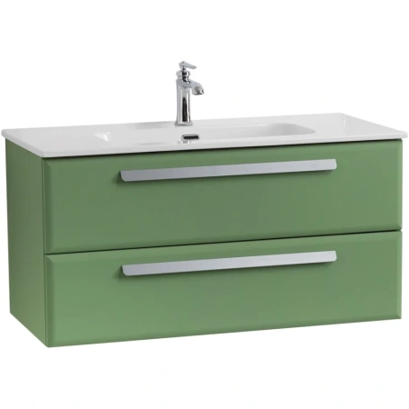 Тумба под раковину Cezares ECO-CER-N-1000-2C-SO-PS-P Фисташковый Софт без ручек