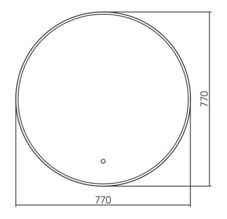 Зеркало (77х77) Silver Mirrors  Плаза ФР-00002131