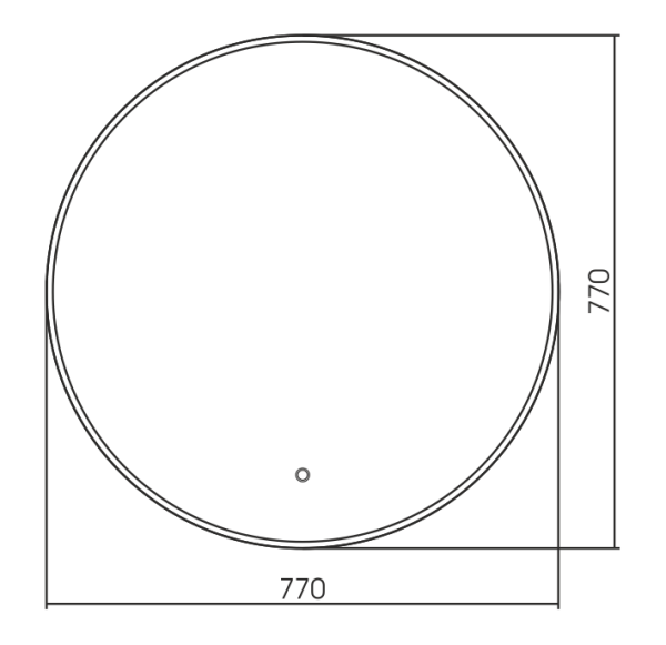 Зеркало (77х77) Silver Mirrors  Плаза ФР-00002131
