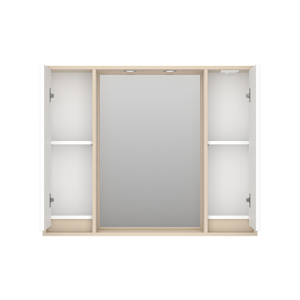 Зеркальный шкаф (98х80) Brevita Balaton 100  BAL-04100-03-01