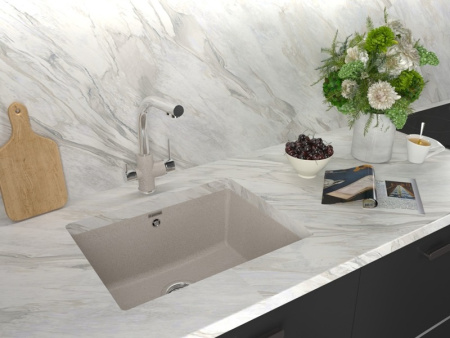 Кухонная мойка Paulmark  Gera 60 PM205546-WH белый