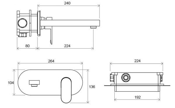Смеситель для раковины Ravak Chrome CR 019.20BL X070430 Смеситель для раковины Ravak Chrome CR 019.20BL X070430