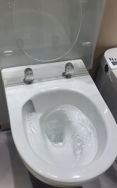 Подвесной безободковый унитаз с сиденьем микролифт beWash Bogen 88393201