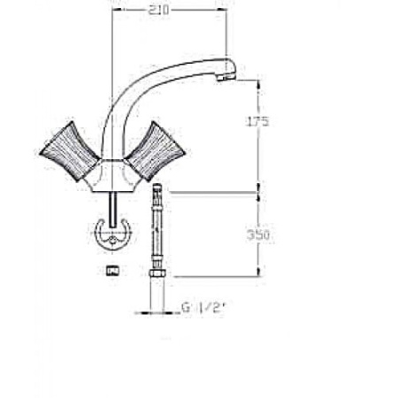 Смеситель для раковины Mofem Trigo 114 TRI 140-0006