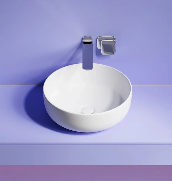 Раковина накладная (37х37) Ceramica Nova Taycan CN12003MW матовый