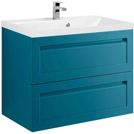 База под раковину Art&max AM-Platino-750-2C-SO-TM Бирюзовый матовый