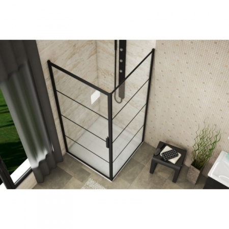 Душевой уголок Bravat Blackline BS090.2115B