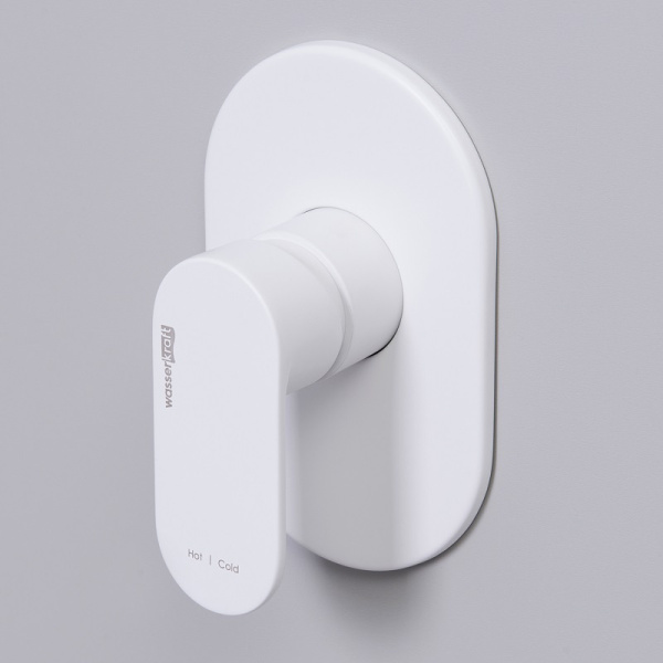 Гигиенический душ со смесителем WasserKRAFT A85056, белый